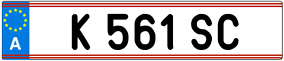 Truck License Plate